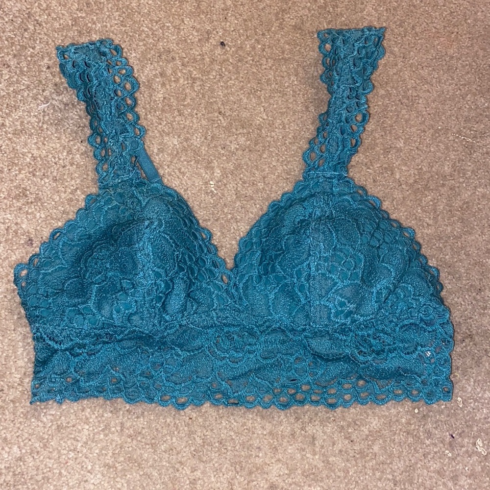 Aerie Teal Lace Bralette